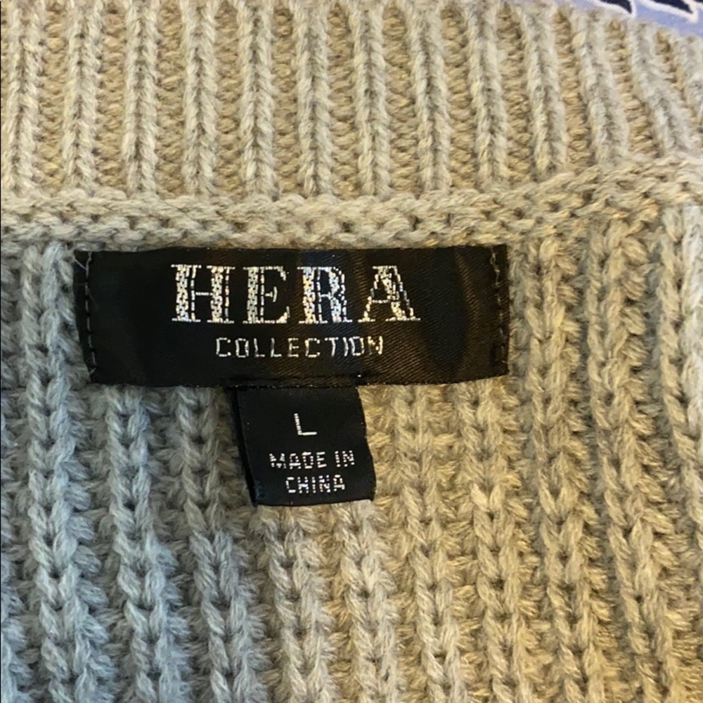 Chunky Gray Sweater - Picture 3 of 4